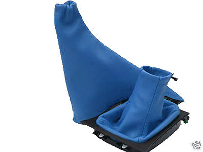 LIGHT BLUE FITS VAUXHALL OPEL ASTRA MK4 G COUPE 98-05 GEAR HANDBRAKE GAITERS