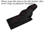 RED STITCHING FITS TRIUMPH STAG 1970-1977 LEATHER HANDBRAKE GAITER CUSTOM NEW