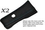 BLUE STITCH FITS NISSAN 300ZX Z32 JDM 90-96 2X SIDE DOOR PILLAR TRIM LTHR COVERS