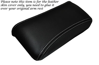 WHITE STITCHING FITS FORD CAPRI MK2 MK3 LEATHER ARMREST COVER ONLY CUSTOM NEW