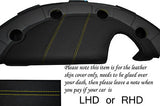 YELLOW STITCH FITS LOTUS ELISE EXIGE S2 2002-2006 DASH LEATHER COVER ONLY