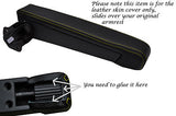 YELLOW STITCH FITS FIAT DUCATO PEUGEOT BOXER 07-13 1X DRIVER ARMREST LTHR COVER