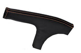 ORANGE  STITCHING FITS NISSAN 370Z Z34 2009-2013 LEATHER HANDBRAKE GAITER