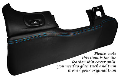 BLUE STITCH FITS CORVETTE C5 97-04 LOWER DASH PANEL TRIM LEATHER SKIN COVER