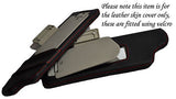 RED STITCH FITS MG MGF MGTF 95-05  2X SUN VISORS LEATHER COVERS ONLY CUSTOM NEW
