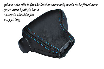 BLUE STITCH FITS VW GOLF MK3 III VENTO JETTA POLO MK3 AUTO AUTOMATIC KNOB COVER
