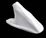 FITS BMW E36 E46 WHITE LEATHER HANDBRAKE GAITER  1991-2005 CUSTOM NEW MADE IN UK