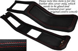 RED STITCHING FITS FORD CAPRI MK2 MK3 CENTRE CONSOLE LEATHER COVER ONLY
