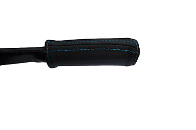 BLUE STITCHING FITS FIAT 126 HANDBRAKE HANDLE LEATHER COVER ONLY CUSTOM NEW