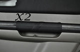 BLACK STITCH FITS NISSAN X TRAIL X-TRAIL 2001-07 2X REAR DOOR HANDLE LTHR COVERS