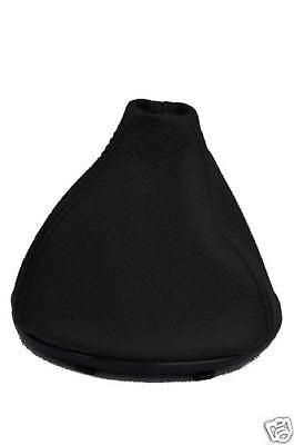 FITS FIAT 500 GEAR GAITER  REAL GRAIN LEATHER  2007-2013  BLACK CUSTOM NEW