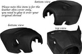 BLACK STITCH FITS VAUXHALL OPEL VX220 VX 220 00-05 STEERING WHEEL SHROUD COVER