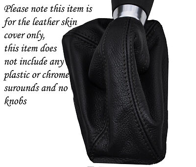 BLACK STITCHING FITS FORD FOCUS MK3 2011 + LEATHER GEAR GAITOR CUSTOM NEW