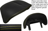 YELLOW STITCH FITS LOTUS ELISE EXIGE S1 96-01 SPEEDO GAUGE HOOD LEATHER COVER