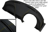 YELLOW STITCHING FITS  MG MGF MGTF 1995-2005  DASH DASHBOARD LEATHER COVER ONLY
