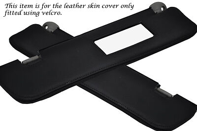 BLACK STITCH FITS ROVER 200 214 218 95-99 2X SUN VISORS LEATHER COVERS ONLY