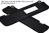 BLACK STITCH FITS ROVER 200 214 218 95-99 2X SUN VISORS LEATHER COVERS ONLY