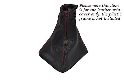 RED STITCHING FITS HYUNDAI ELANTRA 2000-2006 LEATHER GEAR GAITER CUSTOM NEW