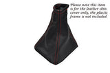 RED STITCHING FITS HYUNDAI ELANTRA 2000-2006 LEATHER GEAR GAITER CUSTOM NEW