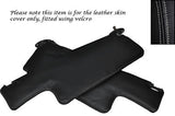 GREY STITCH FITS ALFA ROMEO ALFETTA GTV6 74-86 2X SUN VISORS LEATHER COVER ONLY