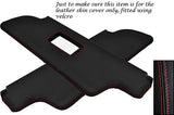 RED STITCH FITS PORSCHE 993 TARGA CABRIO CONVERTIBLE 2X SUN VISORS LTHR COVERS
