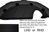 BLACK STITCH FITS LOTUS ELISE EXIGE S2 2002-2006 DASH LEATHER COVER ONLY