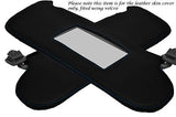 BLUE STITCH FITS VAUXHALL OPEL ASTRA MK4 4 G HOLDEN 98-05 2X SUN VISORS COVERS