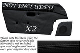 BLACK STITCH FITS MAZDA MX5 MK1 MIATA EUNOS 89-1997 2X DOOR CARD LEATHER COVERS