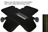 YELLOW STITCHING FITS FORD FOCUS MK1 MK2 98-04 2X SUN VISORS LEATHER COVER ONLY