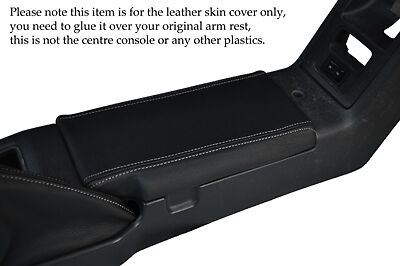 WHITE STITCH FITS SUZUKI CAPPUCCINO 91-95 LEATHER ARMREST COVER ONLY CUSTOM NEW