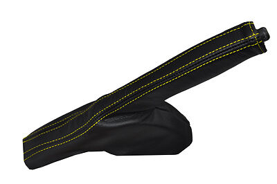 YELLOW STITCH FITS TOYOTA SERA LEATHER HANDBRAKE GAITER ONLY CUSTOM NEW