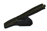 YELLOW STITCH FITS TOYOTA SERA LEATHER HANDBRAKE GAITER ONLY CUSTOM NEW