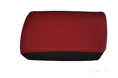 BLACK RED FITS HOLDEN VE GTS R8 E3 CLUB SPORT 2006+ LEATHER ARMREST COVER ONLY