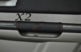 RED STITCH FITS NISSAN X TRAIL X-TRAIL 2001-07 2X REAR DOOR HANDLE LTHR COVERS