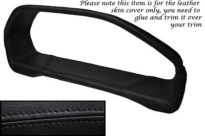 BLACK STITCH 96-04 FITS PEUGEOT 106 MK2 II PHASE 2 GAUGE HOOD SPEEDO LTHR COVER