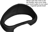 BLACK STITCH FITS SUBARU IMPREZA WRX STI 2001-2003 GAUGE SPEEDO LEATHER COVER