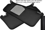 BLACK STITCH FITS TOYOTA CELICA MK7 99-06 2X SUN VISORS LEATHER COVERS