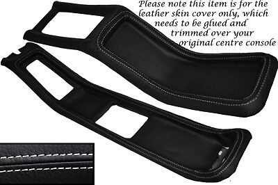 WHITE STITCHING FITS FORD CAPRI MK2 MK3 CENTRE CONSOLE LEATHER COVER ONLY