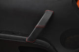 RED STITCH FITS NISSAN 350Z 03-09 1X PASSENGER DOOR HANDLE LEATHER COVER ONLY