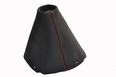 RED STITCHING FITS HYUNDAI VELOSTER LEATHER GEAR GAITER ONLY CUSTOM NEW