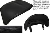 BLACK STITCH FITS LOTUS ELISE EXIGE S1 96-01 SPEEDO GAUGE HOOD LTHR COVER ONLY