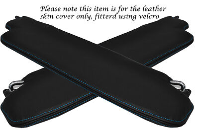BLUE STITCHING FITS DATSUN 240Z 260Z 280Z 79-83 2X SUN VISORS LTHR COVERS ONLY