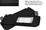 BLACK STITCHING FITS VW CORRADO 88-95 2X SUN VISORS LEATHER COVERS ONLY
