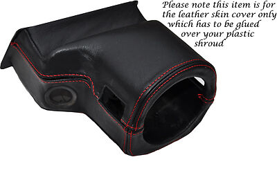 RED STITCH FITS ROVER 200 25 MG ZR 99-05 STEERING WHEEL SHROUD LEATHER COVER