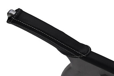 WHITE STITCH FITS PORSCHE 997 CARRERA 987 BOXSTER CAYMAN HANDBRAKE HANDLE COVER
