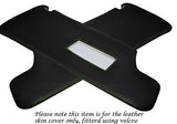 GREEN STITCH FITS LAND ROVER DISCOVERY 200 300 TD5 V8 96-04 2X SUN VISORS COVERS