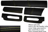 YELLOW STITCH FITS  LOTUS ELISE EXIGE S1 96-01 FIVE PIECE DASH KIT  COVERS ONLY