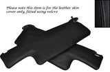 BLACK STITCH FITS ALFA ROMEO ALFETTA GTV6 74-86 2X SUN VISORS LEATHER COVER ONLY