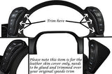 GREY STITCH FITS CORVETTE C6 2005-2013 2X DASH PODS LEATHER WRAPS COVERS ONLY