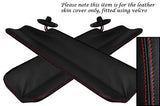 RED STITCH FITS MAZDA MX5 MK1 MIATA 89-97 2X SPLIT FOLDING SUN VISOR COVERS